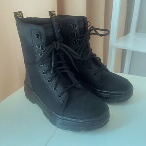 Dr. Martens Combs lace up canvas Combat Boots